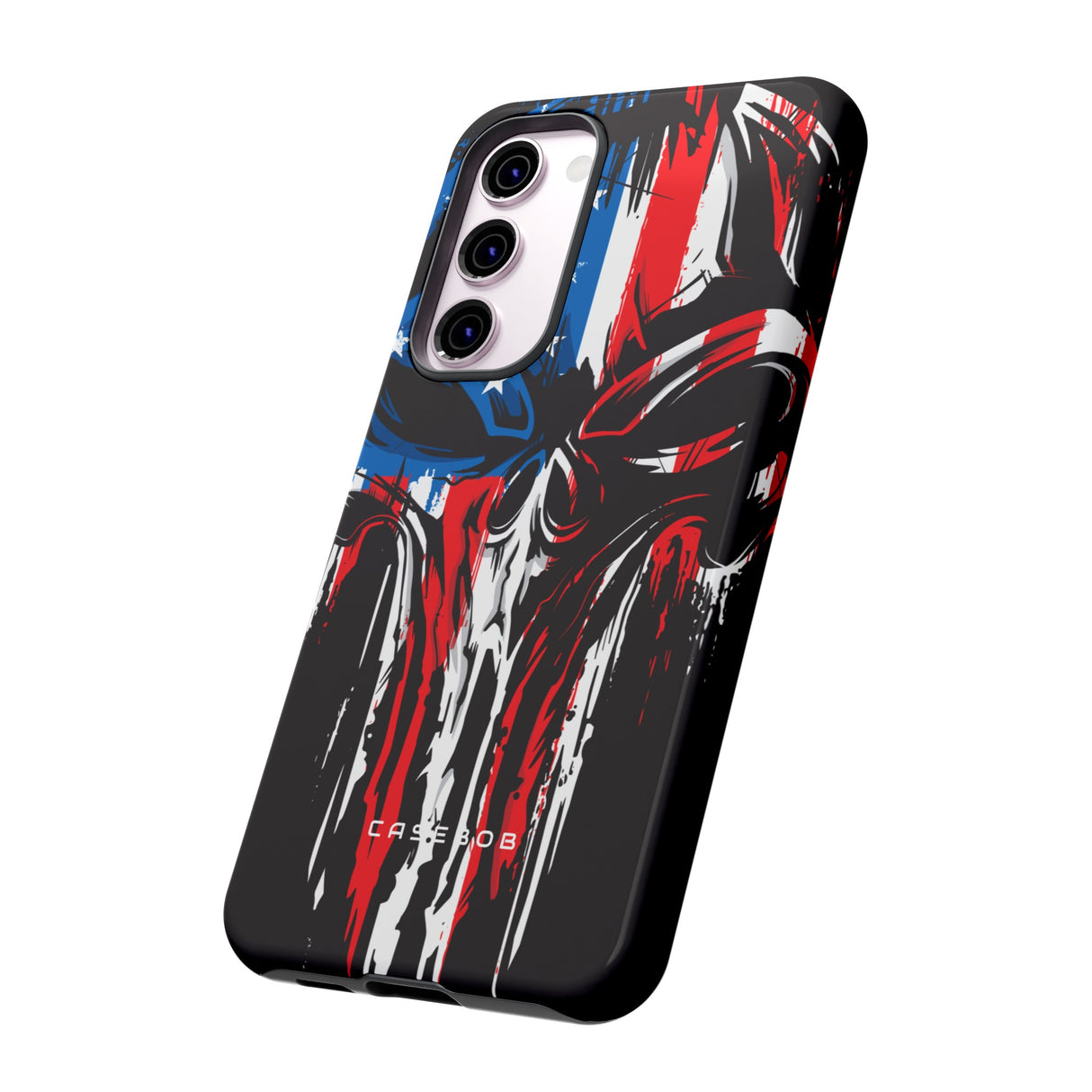 Military Grunge Skull Patriotic - Protective Phone Case