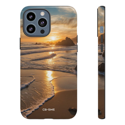 Waves Embrace Shore - iPhone Case