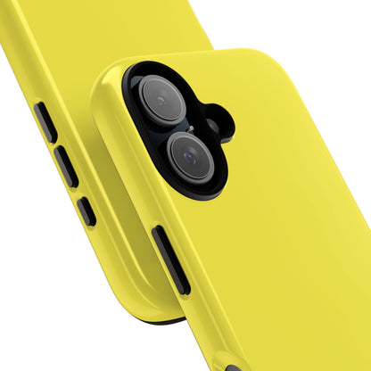 Lemon Yellow - Tough iPhone 16 Phone Case