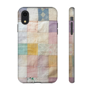 Pastel Quilt Patchwork - Protective Phone Case