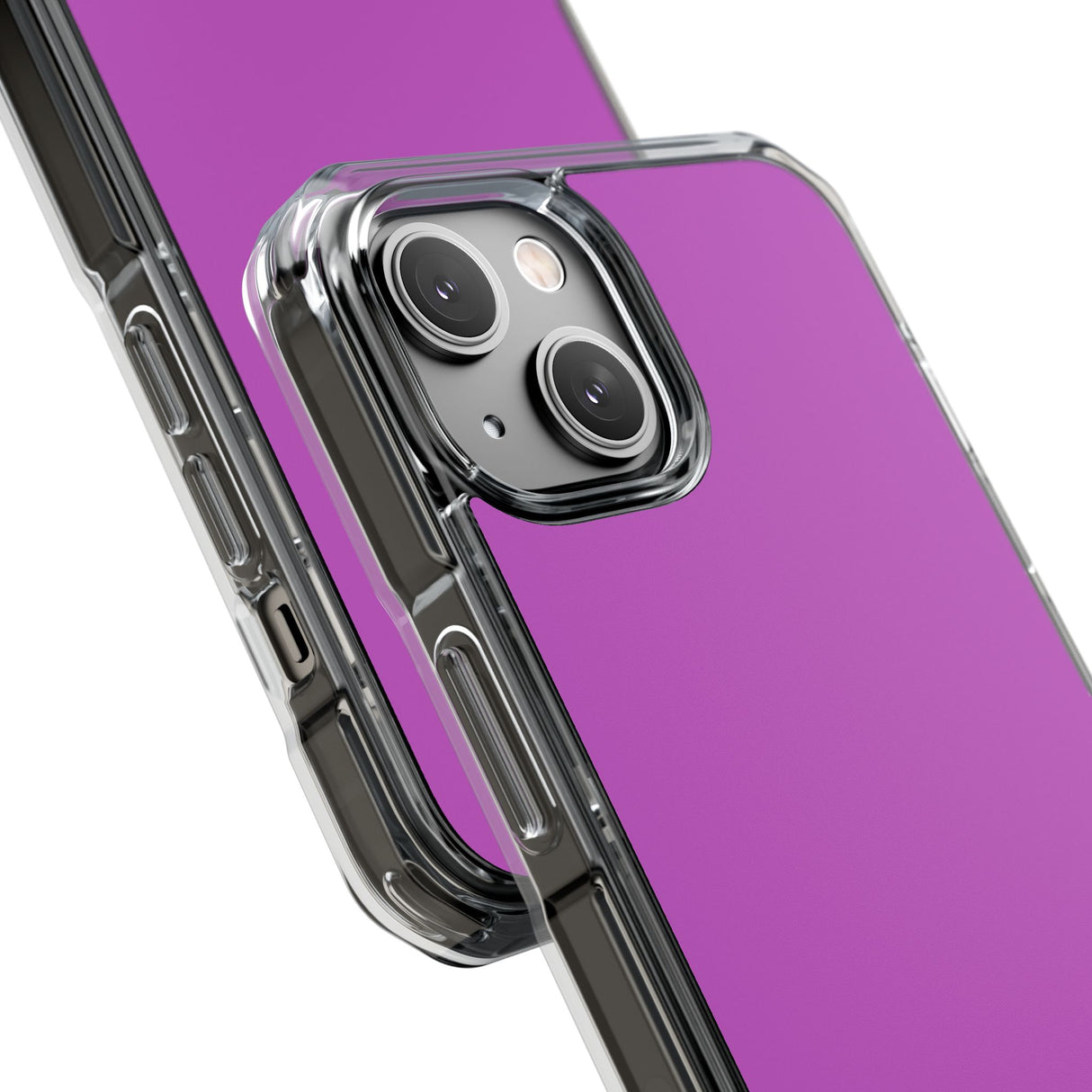 Deep Fuchsia | Handyhülle für iPhone (Clear Impact Case – Magnetisch) 