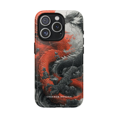 Zen Dragon Harmony iPhone 15 | Tough+ Phone Case