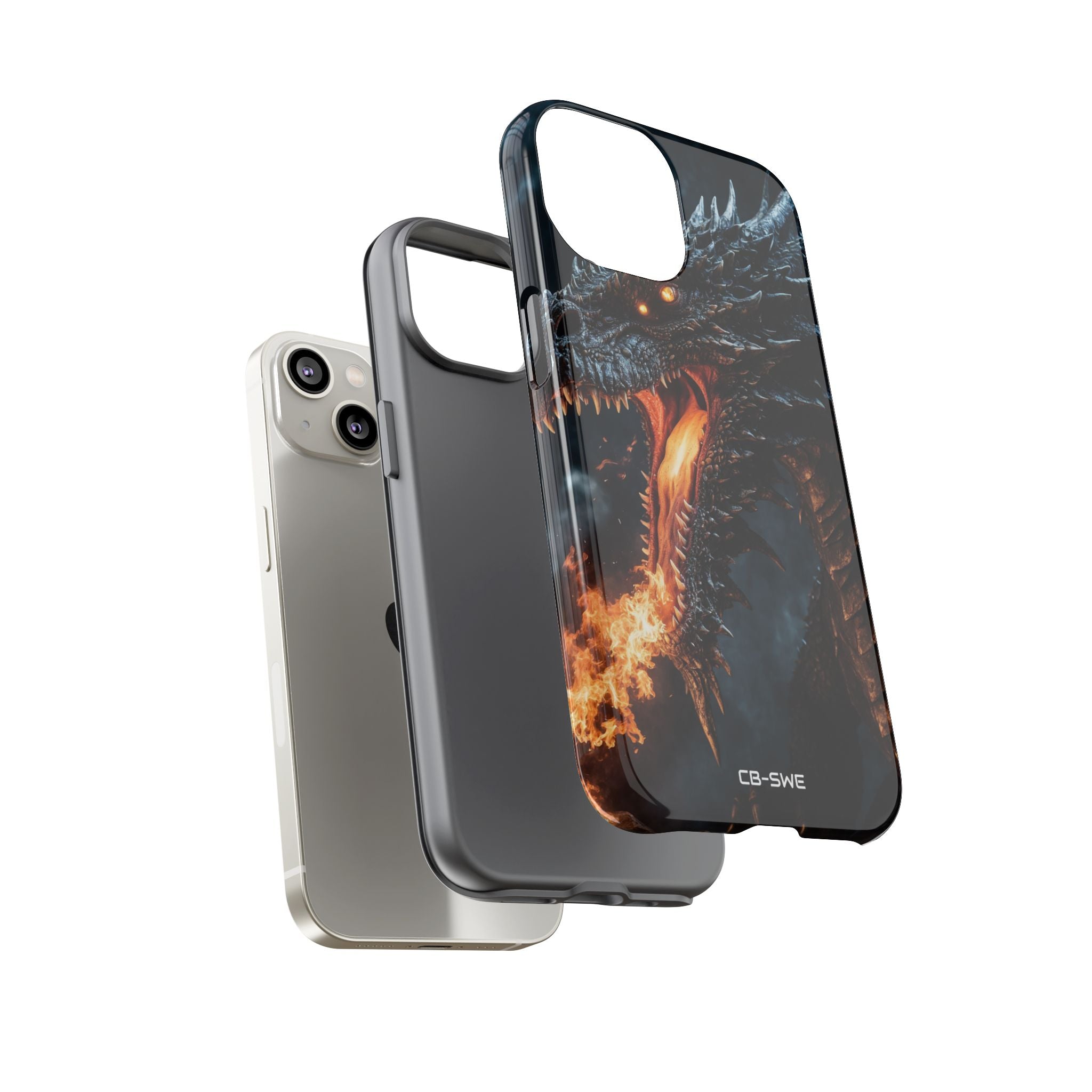 Fiery Breath Erupts - iPhone Case