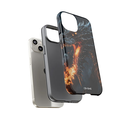Fiery Breath Erupts - iPhone Case