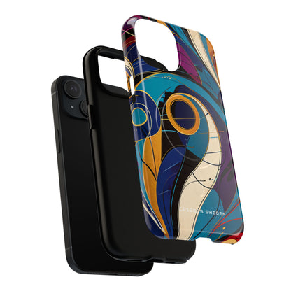 Vintage Vortex Harmony iPhone 15 | Tough+ Phone Case