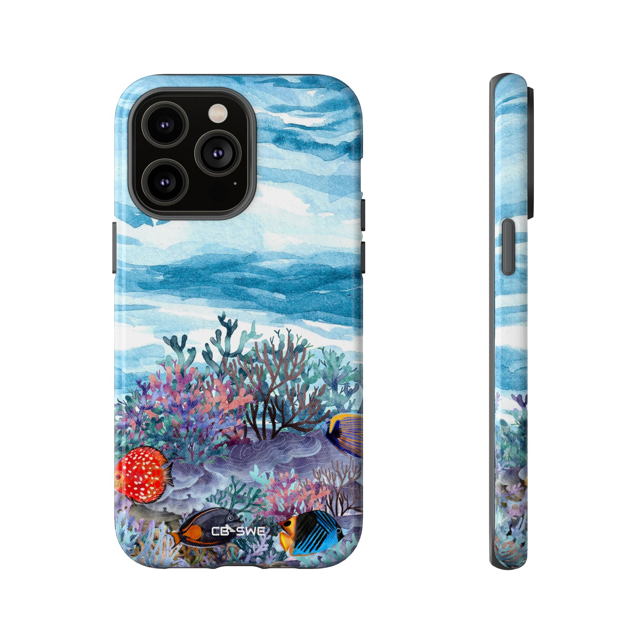 Aquatic Life Watercolors - iPhone Case