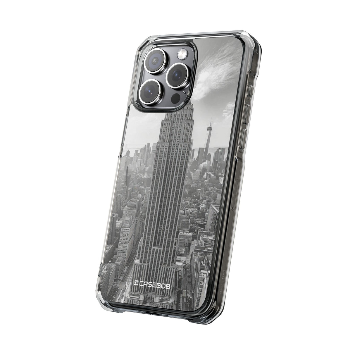 Urban Monoliths – Handyhülle für iPhone (Clear Impact – Magnetisch) 