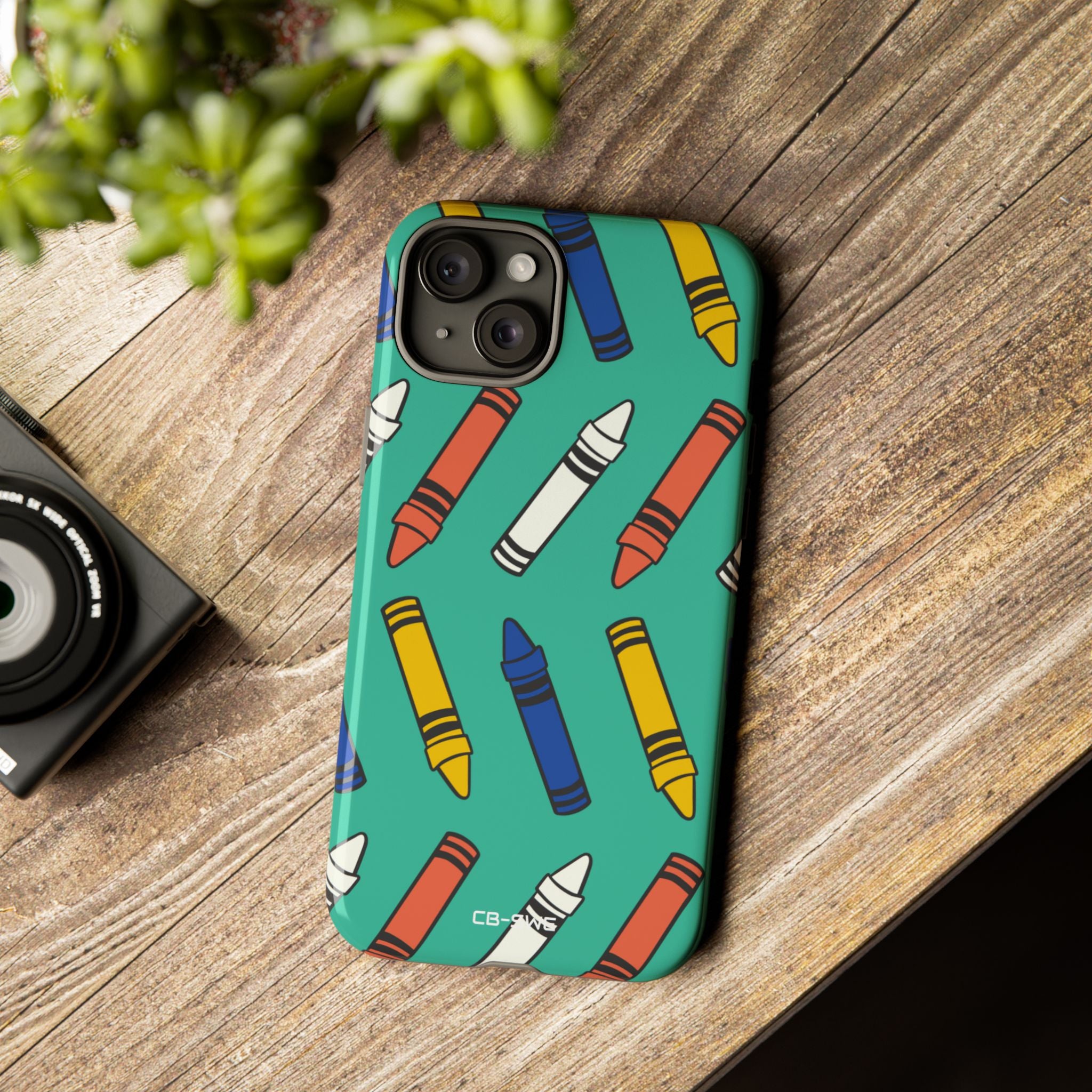 Crayons Dance Playfully - iPhone Case