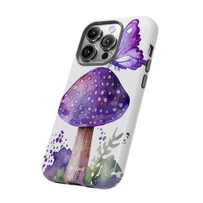 Whimsical Butterfly Perch - iPhone Case