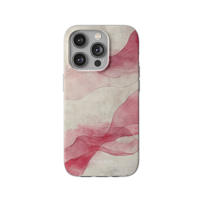 Crimson Waves iPhone 14 Pro Case - Soft