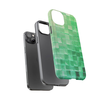 Gradient Verdegrid iPhone 14 - Tough Phone Case