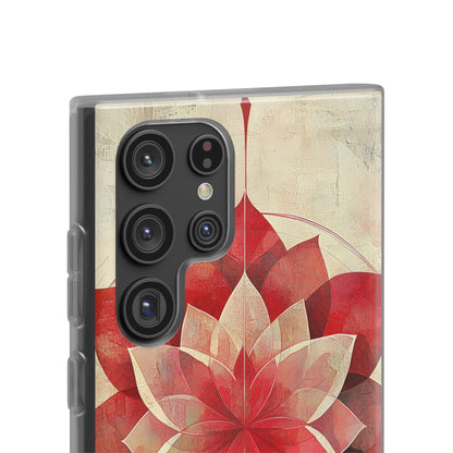 Crimson Bloom Samsung S22 Ultra Case - Soft