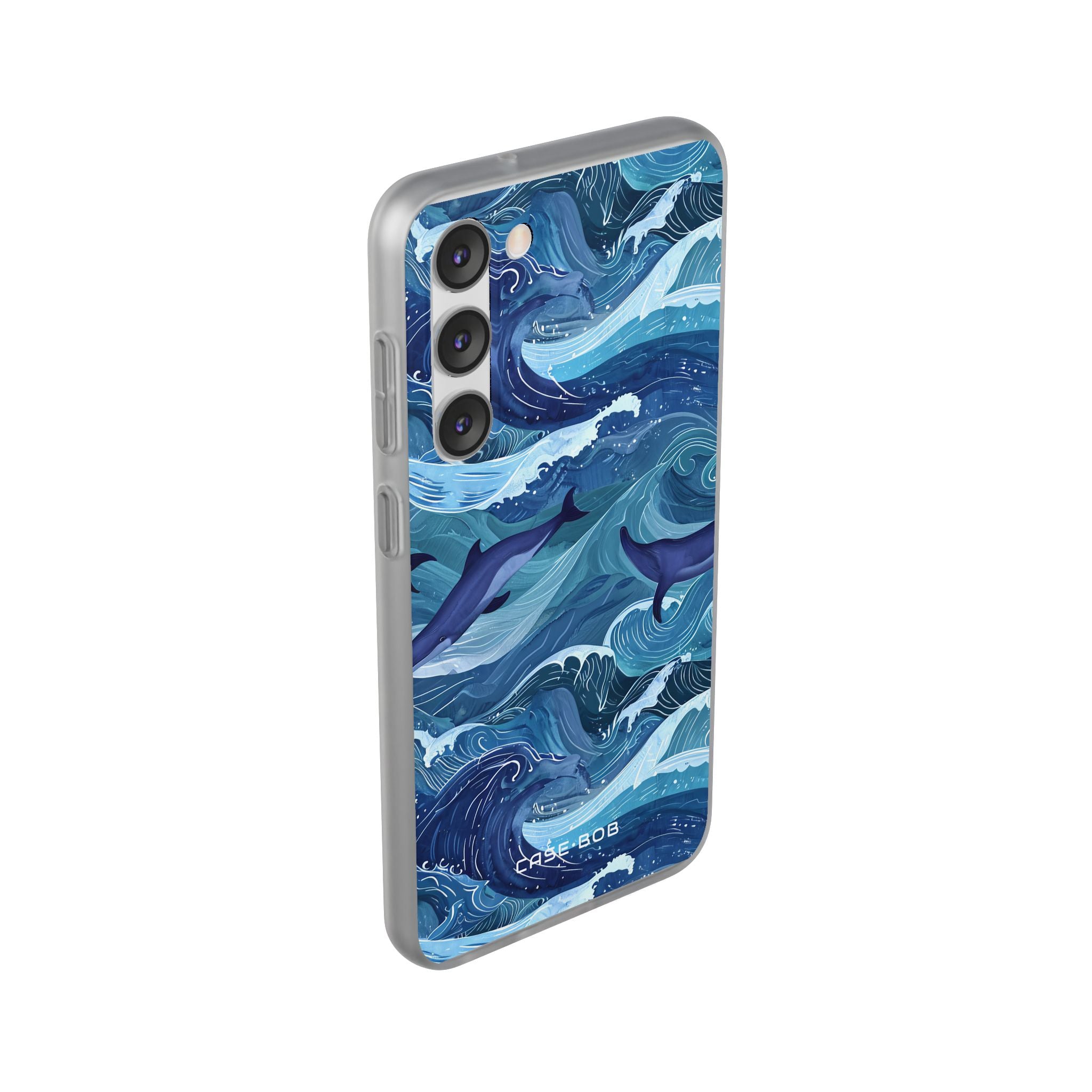 Dolphin Waves Samsung S23 Plus Case - Soft