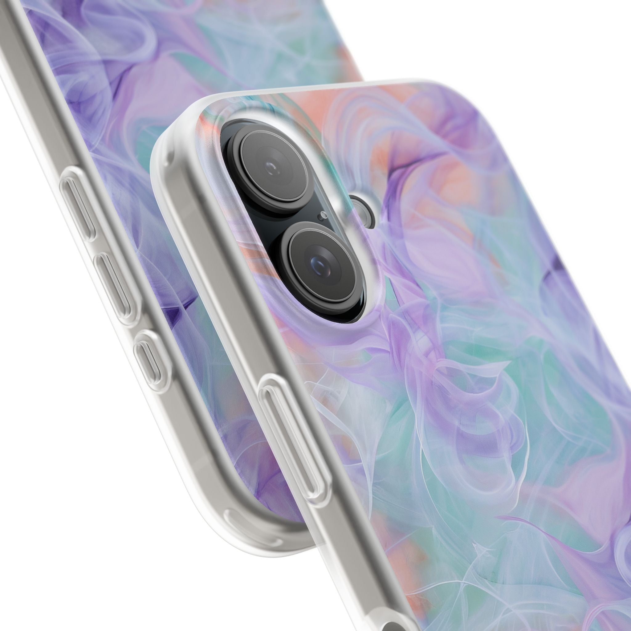 Purple Peach Whirl - Flexi iPhone 16 Phone Case