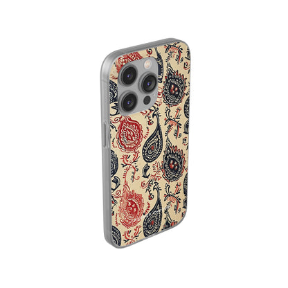 Vintage Paisley Elegance iPhone 14 - Flexi Phone Case