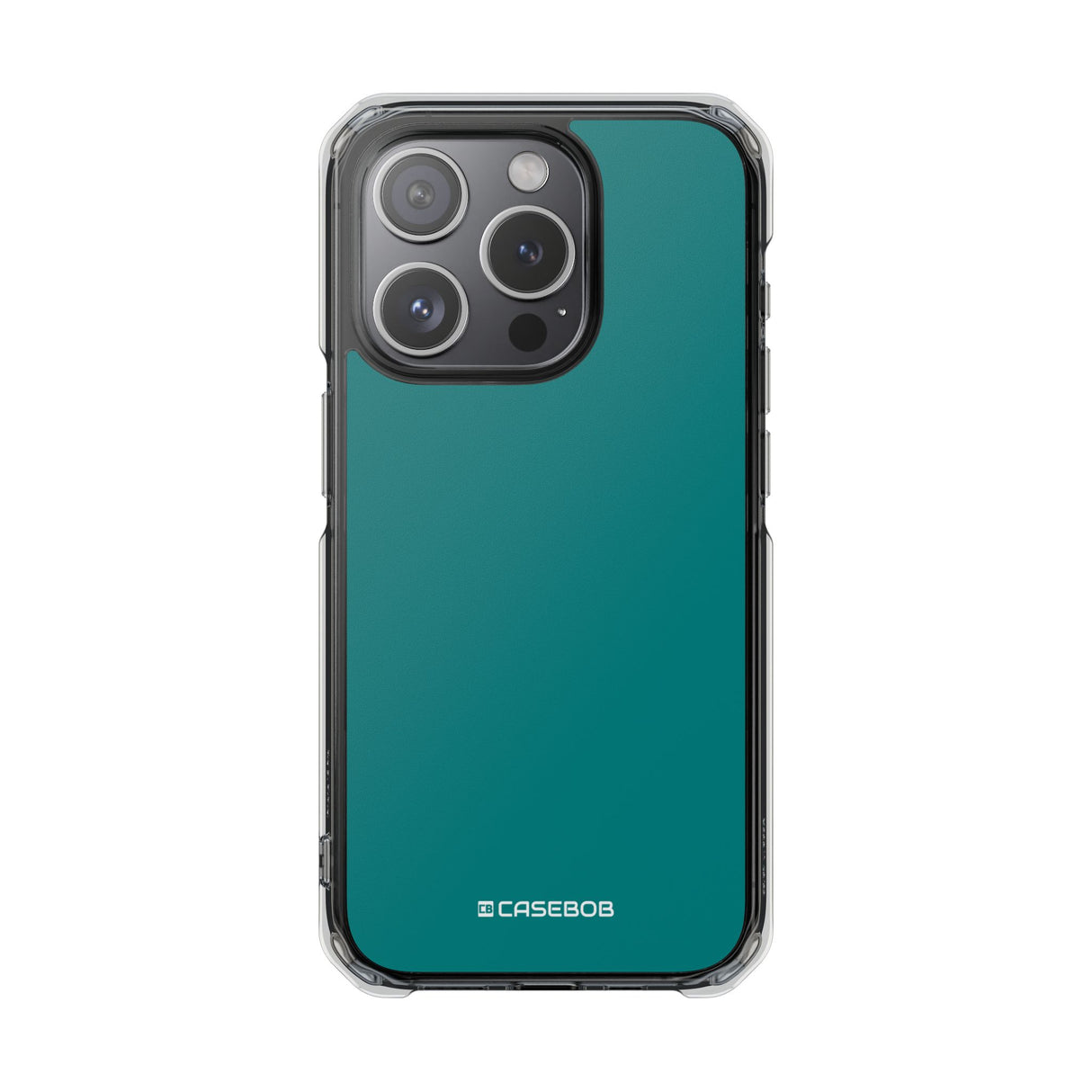 Teal | Phone Case for iPhone (Clear Impact Case - Magnetic)