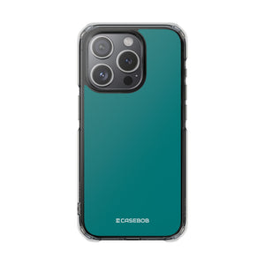 Teal | Phone Case for iPhone (Clear Impact Case - Magnetic)