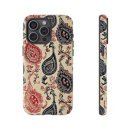 Vintage Paisley Elegance iPhone 15 - Tough Phone Case