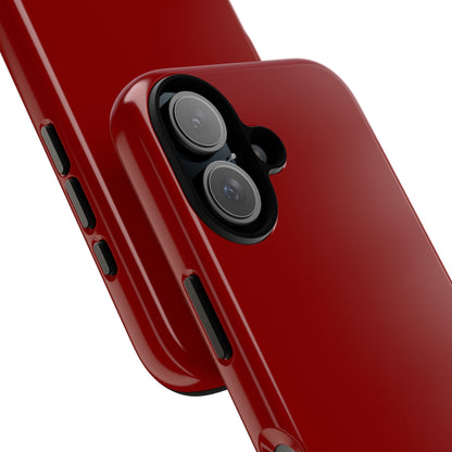 Dark Red iPhone 16 - Tough Phone Case