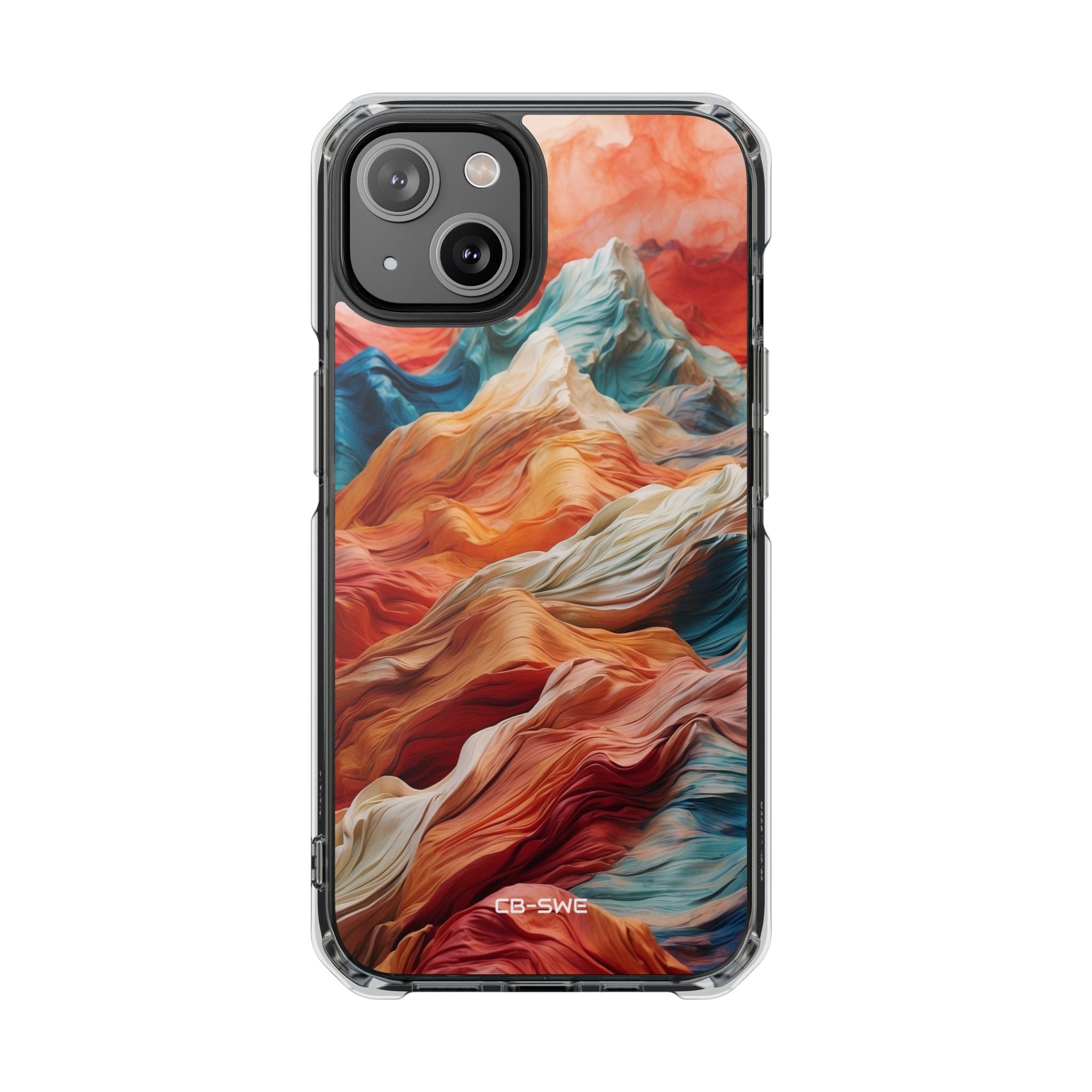 Mountain Waves Flow iPhone Case - Impact