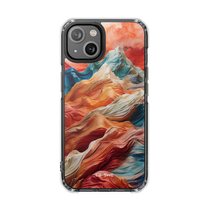 Mountain Waves Flow iPhone Case - Impact