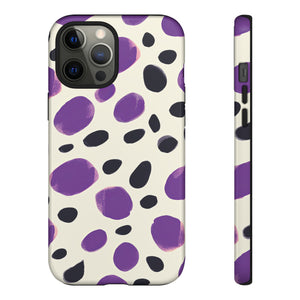 Purple Dot Matrix Case - Protective Phone Case