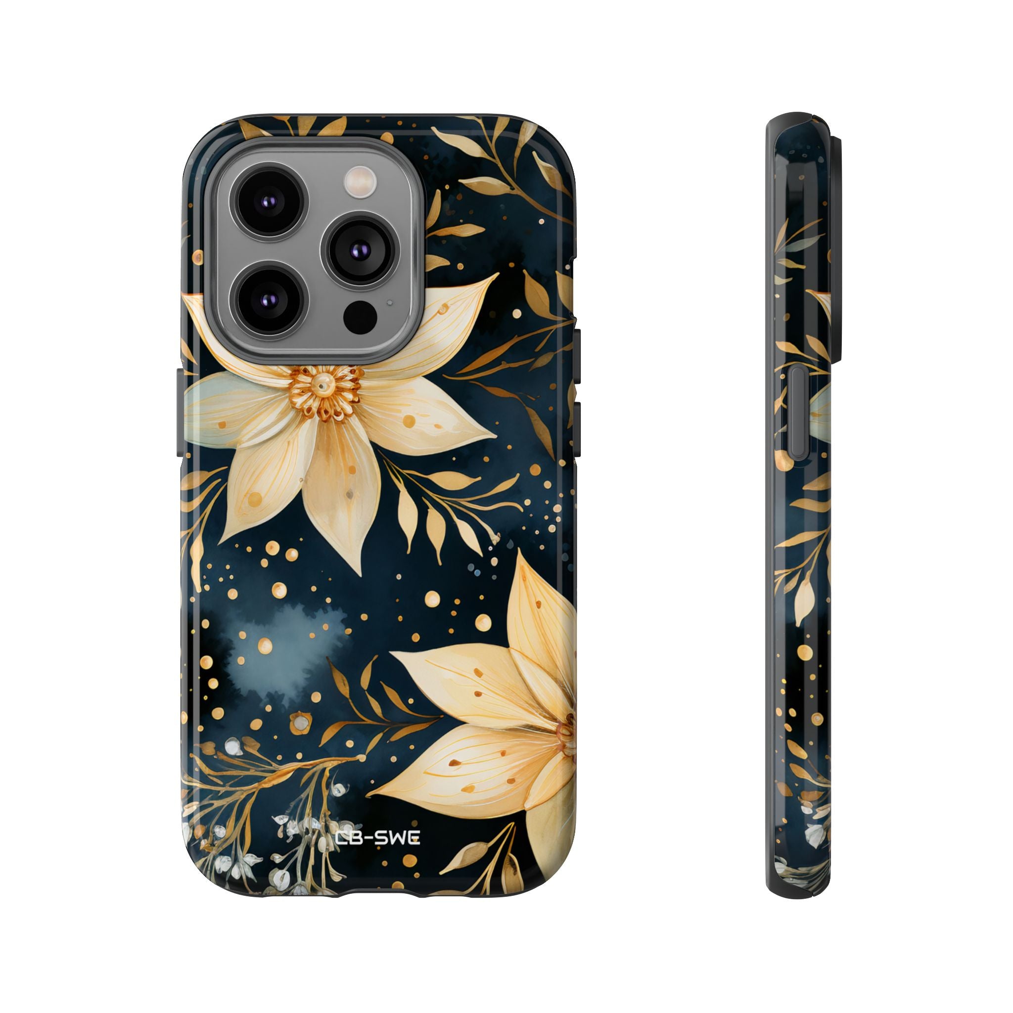 Floral Elegance Flourishes - iPhone Case