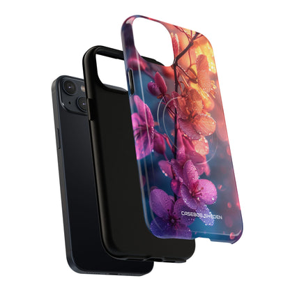 Pink Bloom Serenity - Tough + MagSafe® iPhone 14 Phone Case