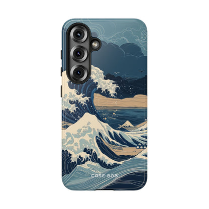 Cresting Blue Wave Samsung S25 Case - Tough