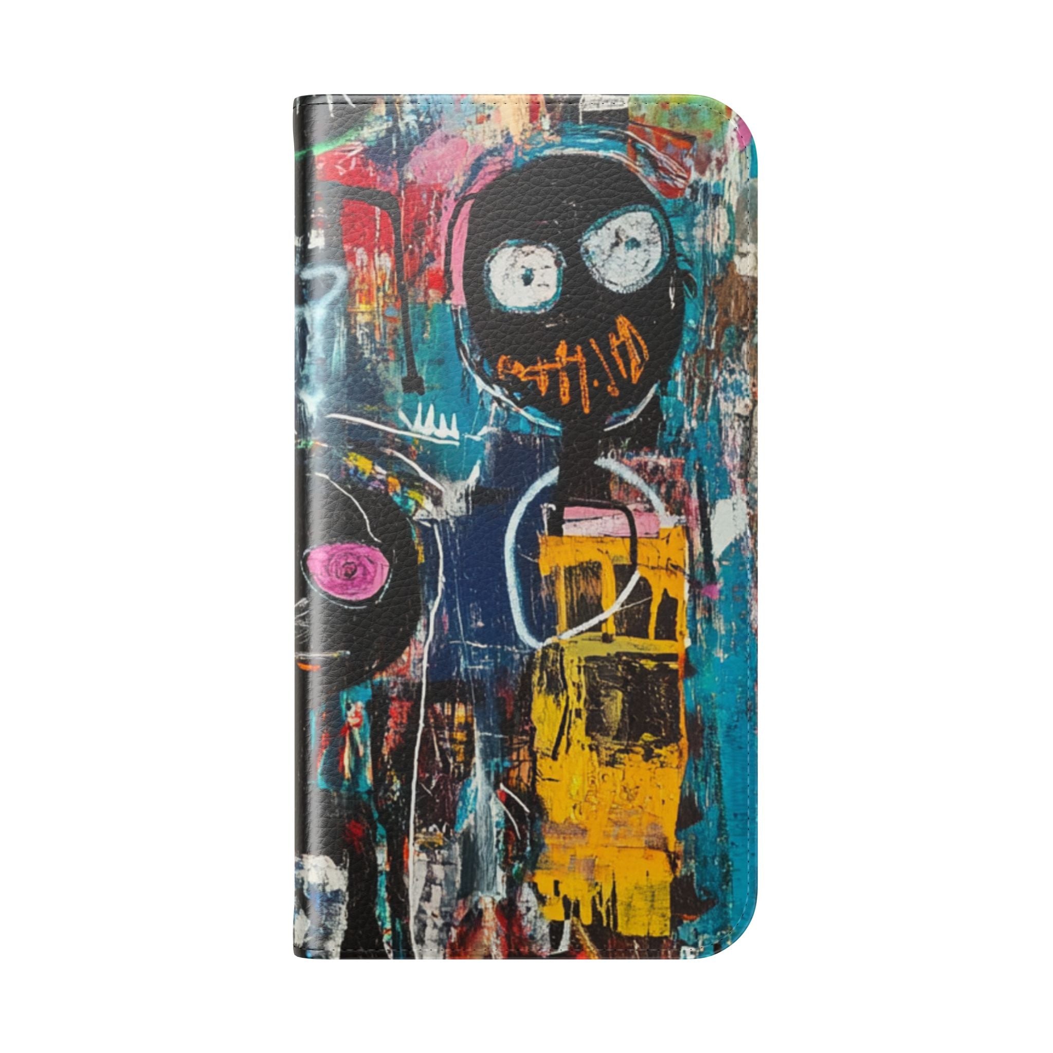 Wide-Eyed Faces - iPhone 15 Pro Max Case - Wallet