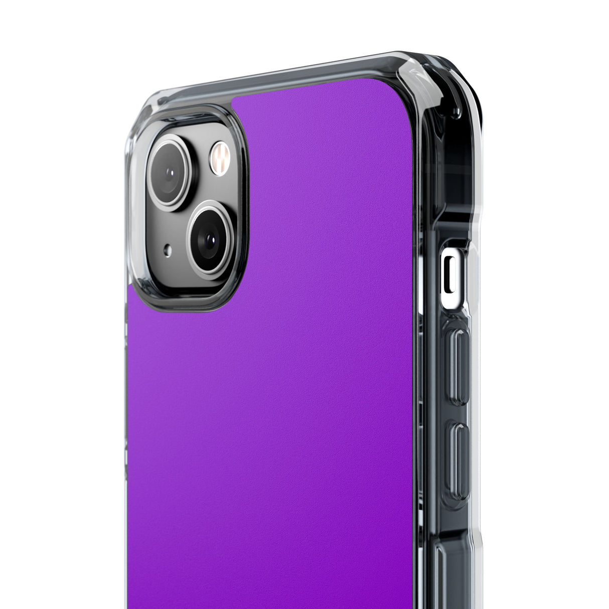 Electric Purple | Handyhülle für iPhone (Clear Impact Case - Magnetisch) 