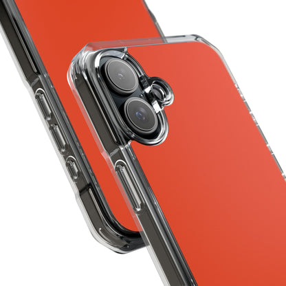 Orange Red iPhone 16 - Clear Impact Phone Case