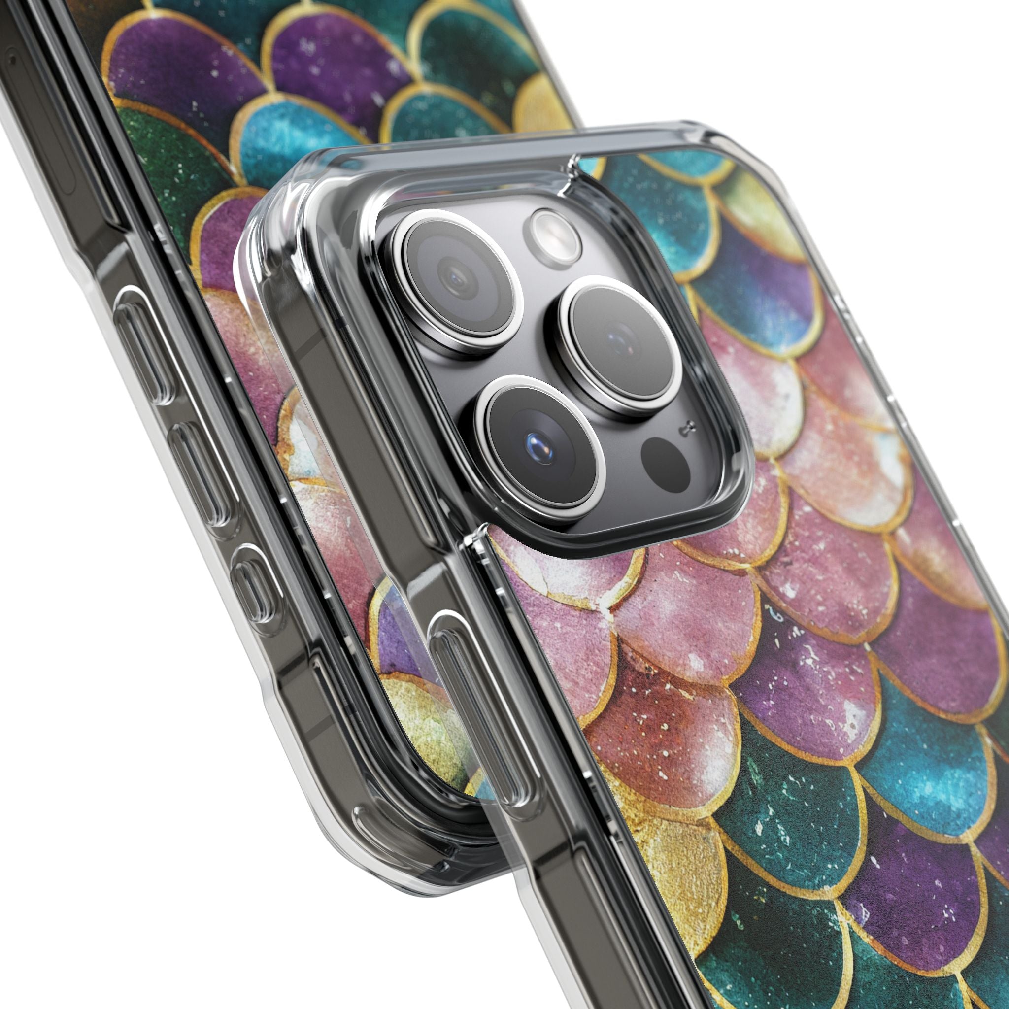 Mermaid Scale Radiance iPhone Case - Impact
