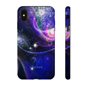 Space Background iPhone case (Protective) - Protective Phone Case