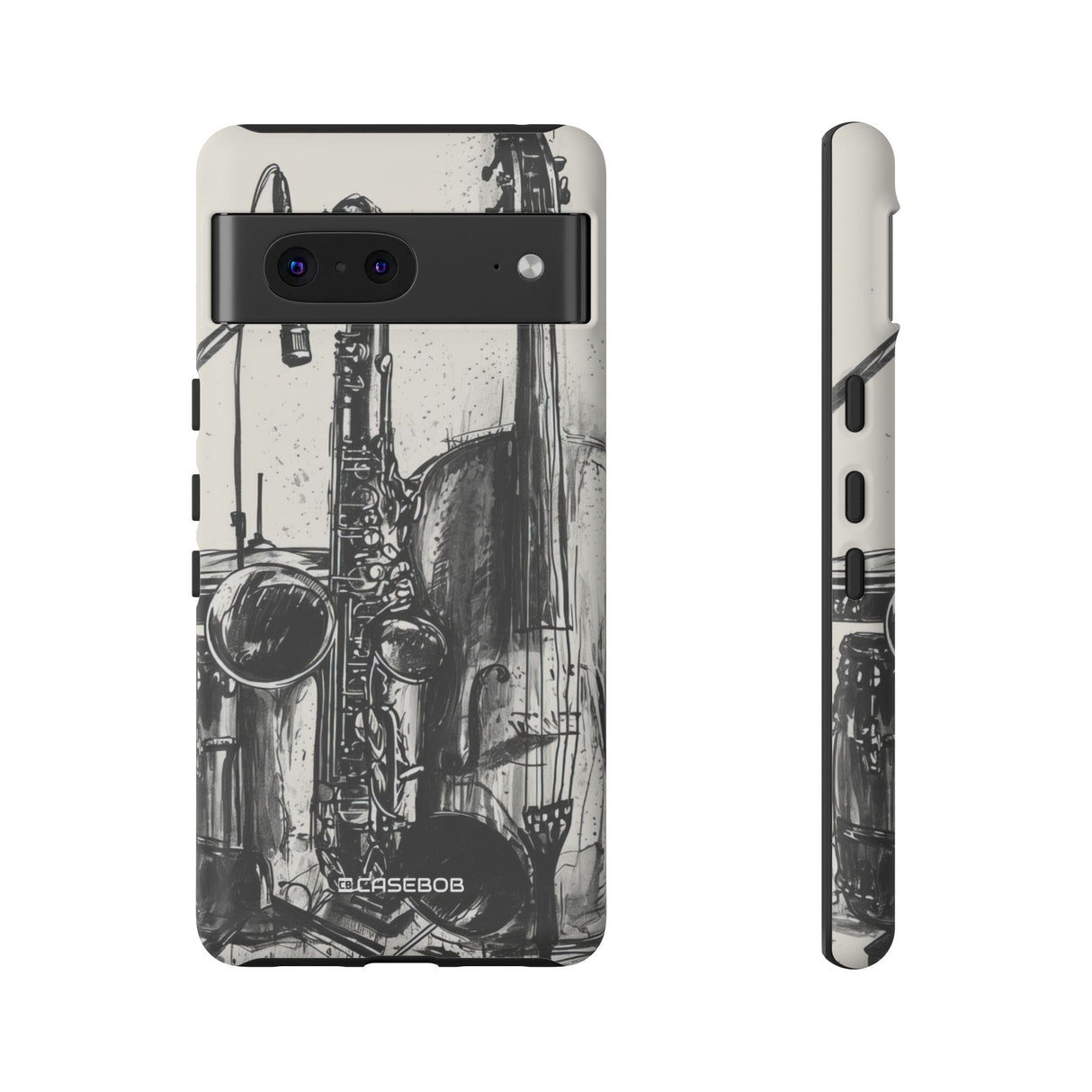 Jazz Ink Expressions | Protective Phone Case for Google Pixel