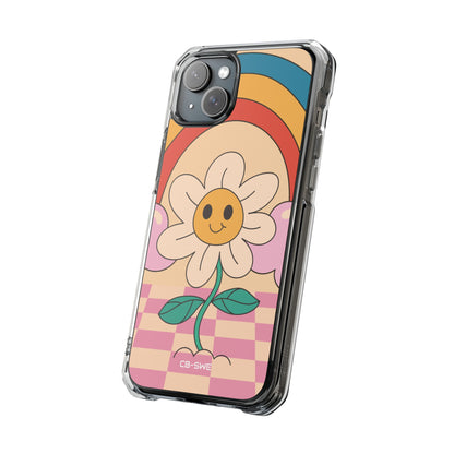 Joyful Retro Bloom iPhone Case - Impact
