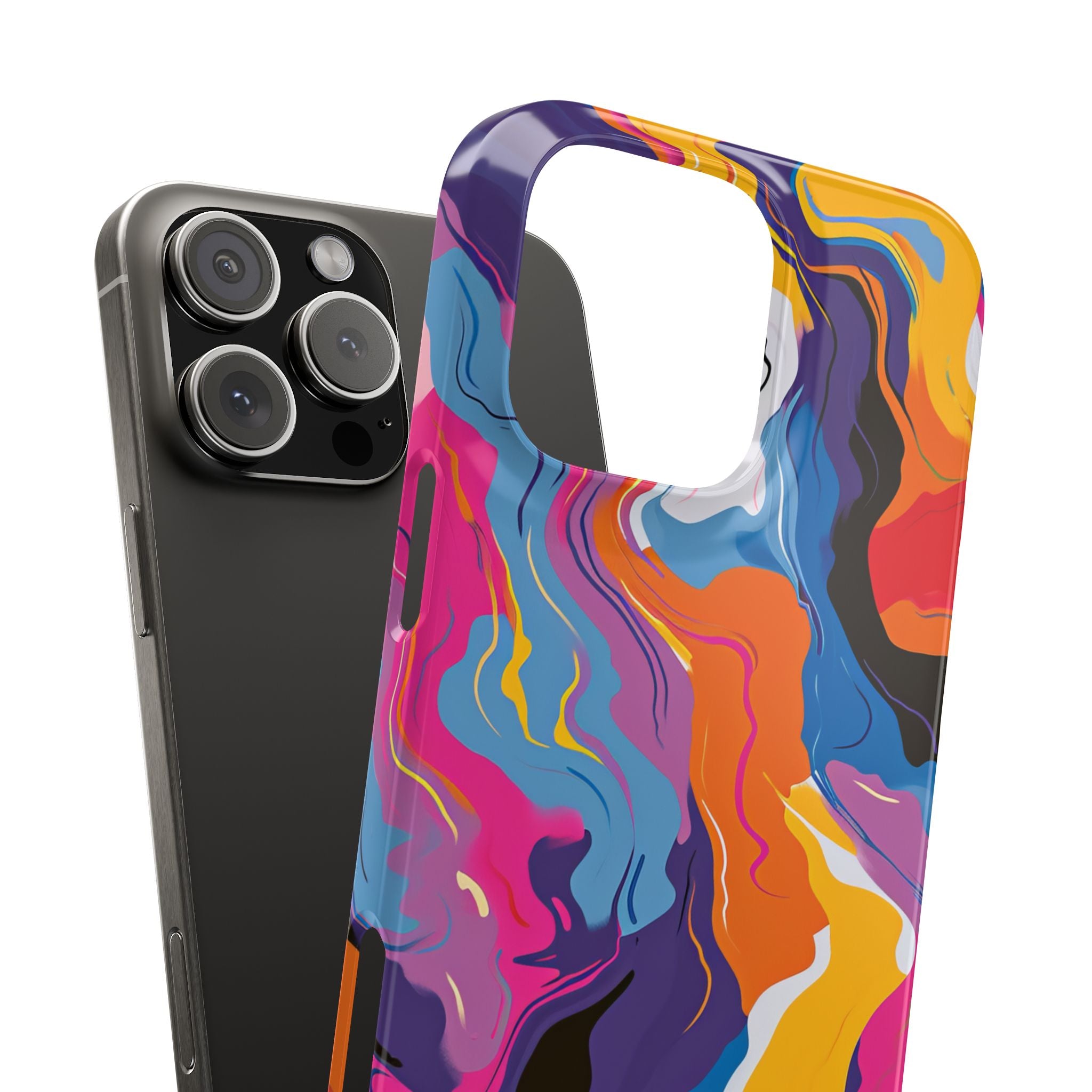 Vortex Colorwave iPhone 16 - Slim Phone Case