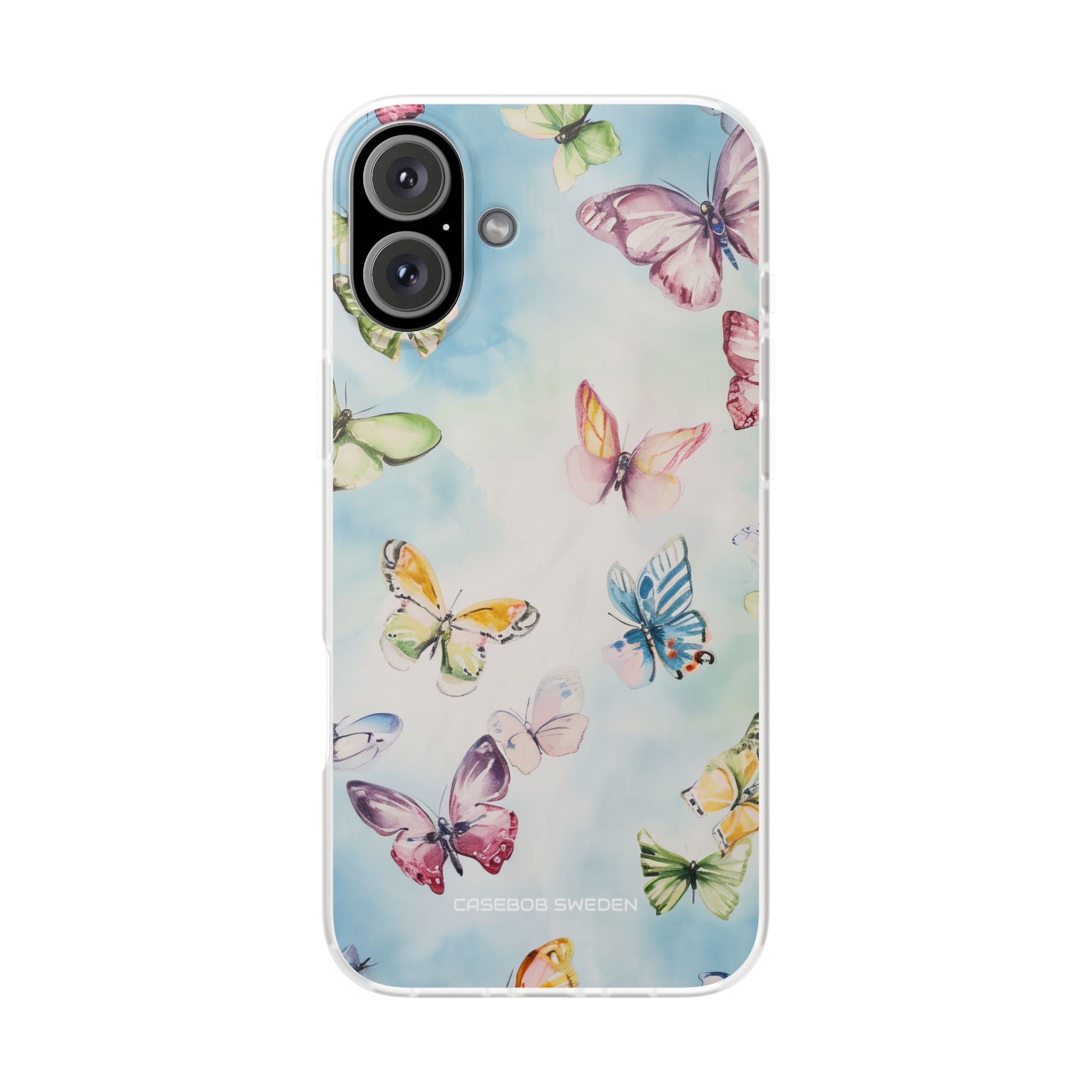 Watercolor Butterfly Bliss - Flexi iPhone 16 Phone Case