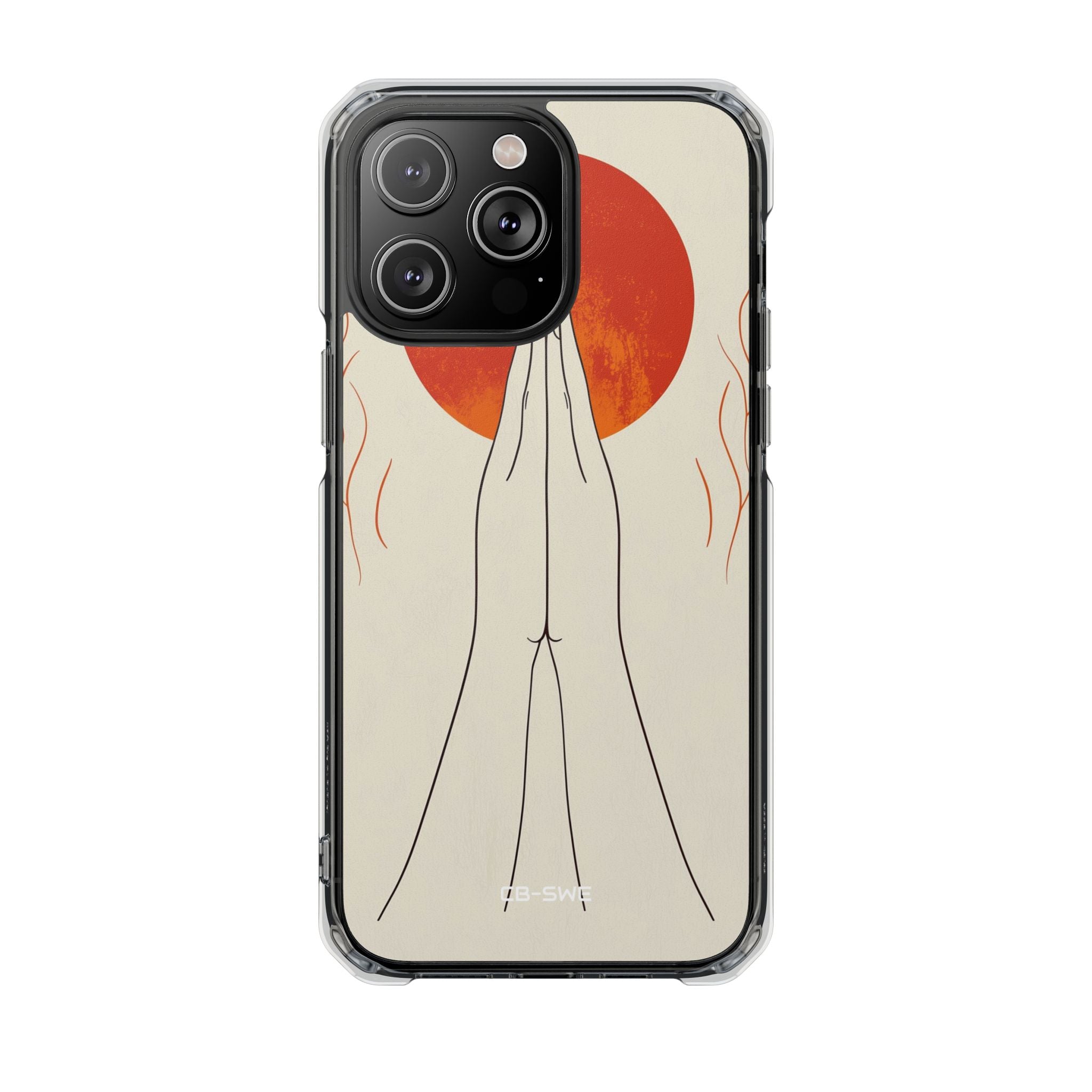 Hands Embrace Sun iPhone Case - Impact