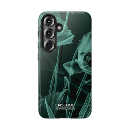 Teal Bloom Radiance Samsung S25 - Tough