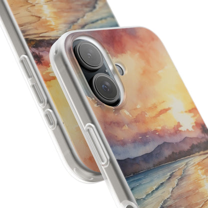 Sunset Reflection iPhone 16 Case - Soft
