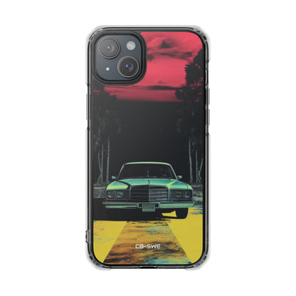 Retro Futuristic Nightscape iPhone Case - Impact