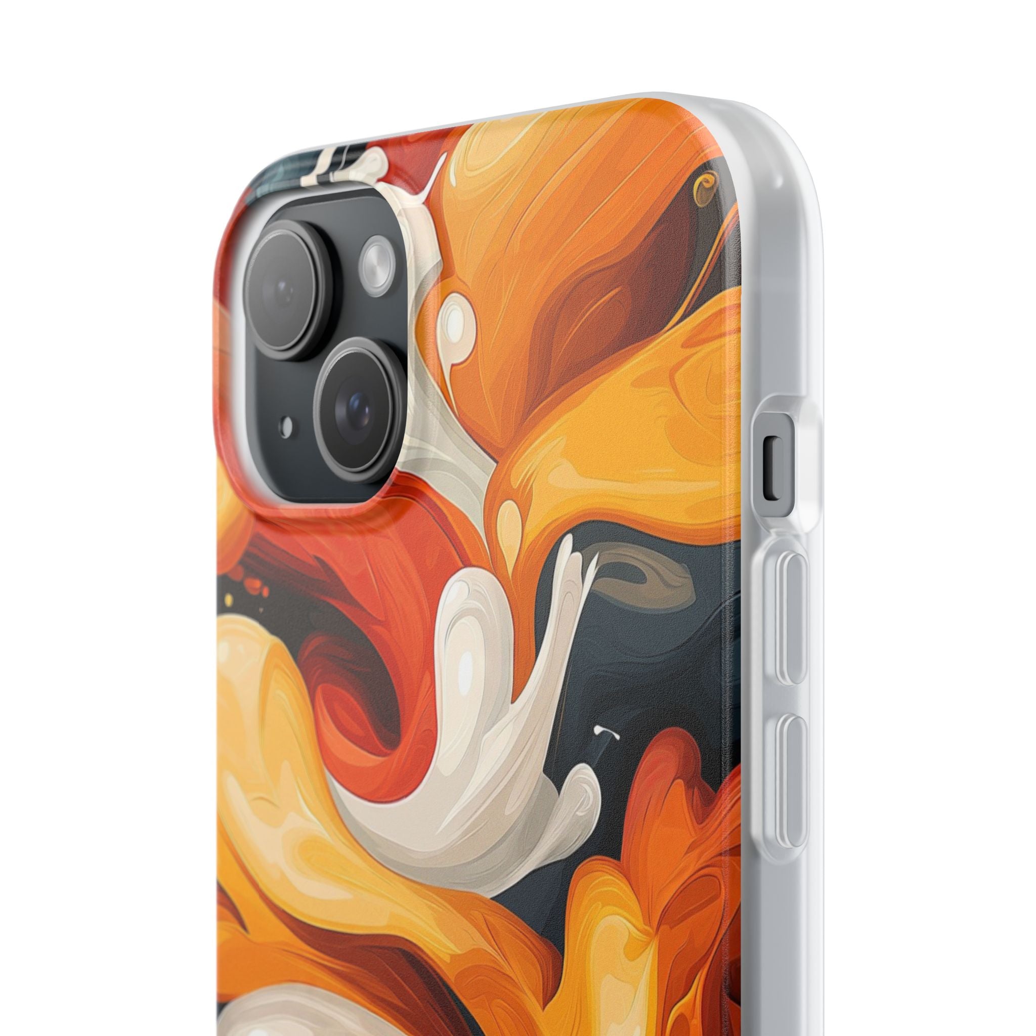 Crimson Ribbon iPhone 15 Plus Case - Soft