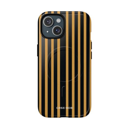 Golden Stripes iPhone 15 Case - Tough+