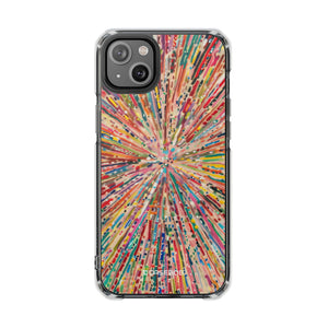 Radiant Burst - Phone Case for iPhone (Clear Impact - Magnetic)