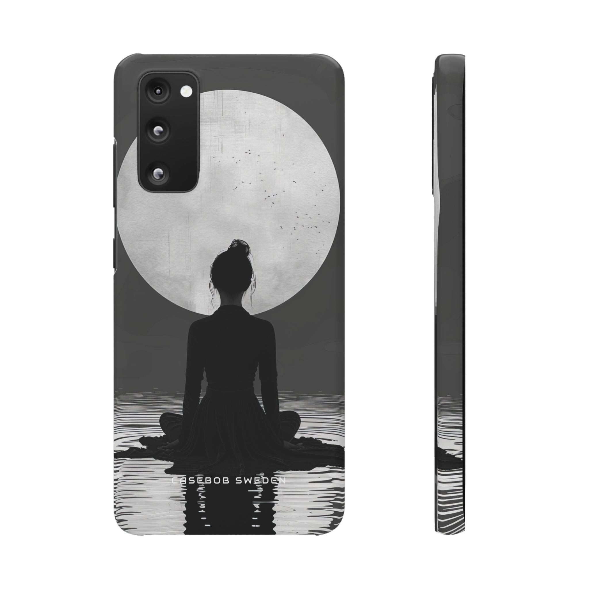 Zen Serenity Moon Reflection Samsung S20 - Slim Phone Case