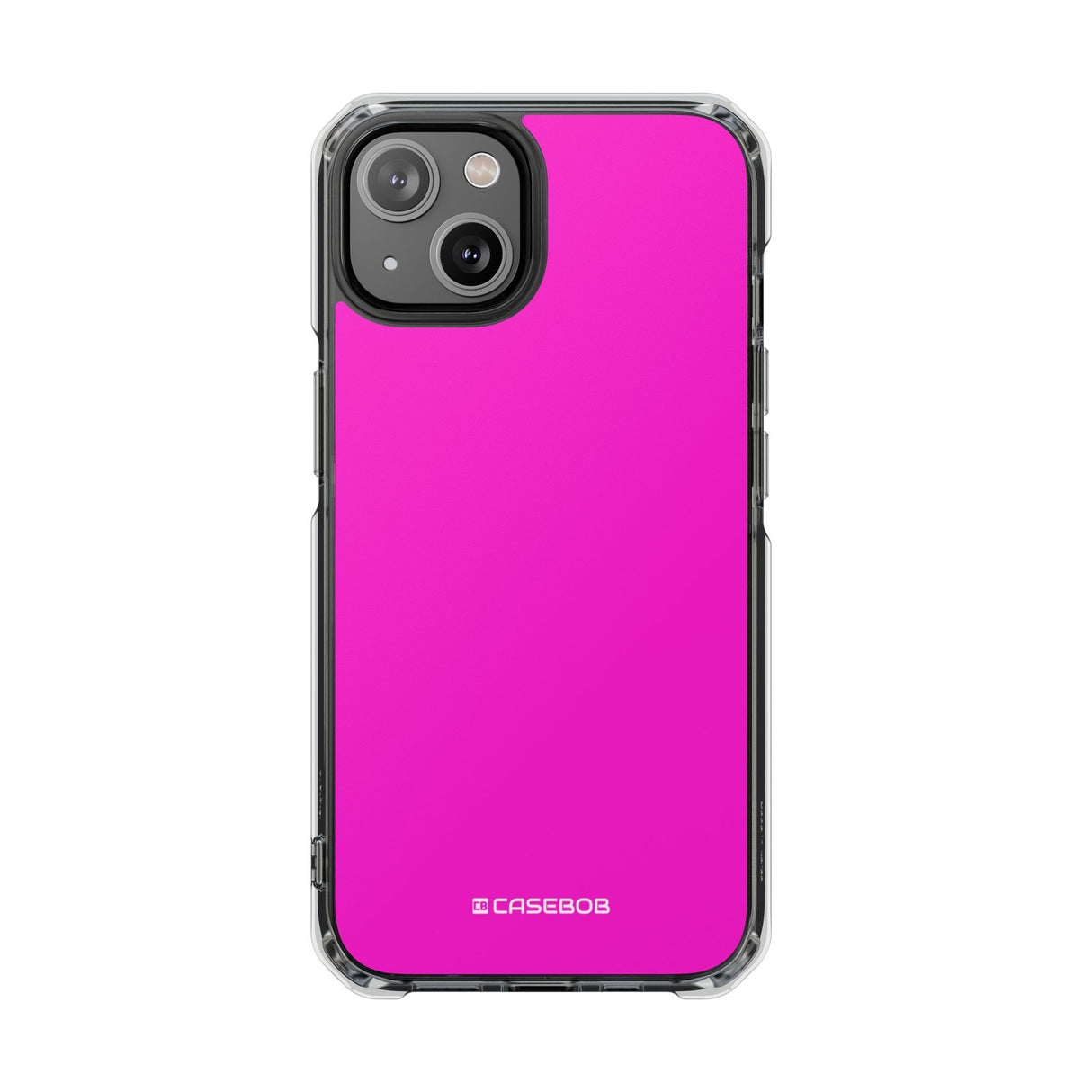 Hot Magenta | Phone Case for iPhone (Clear Impact Case - Magnetic)