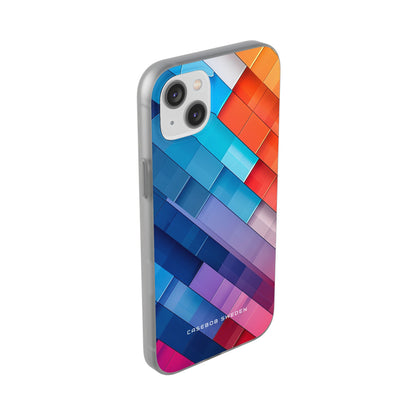 Vibrant GeoFlow iPhone 14 - Flexi Phone Case