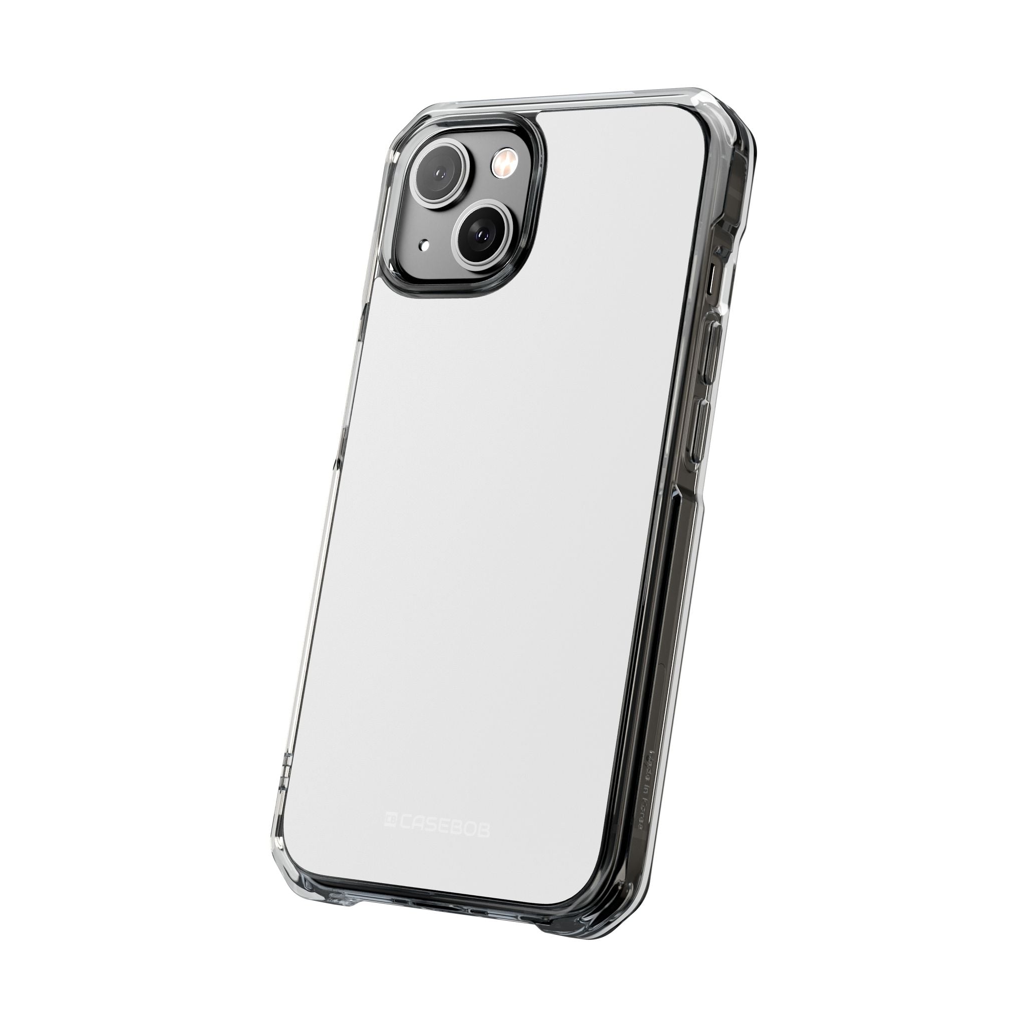 White Smoke - Clear Impact Case for iPhone