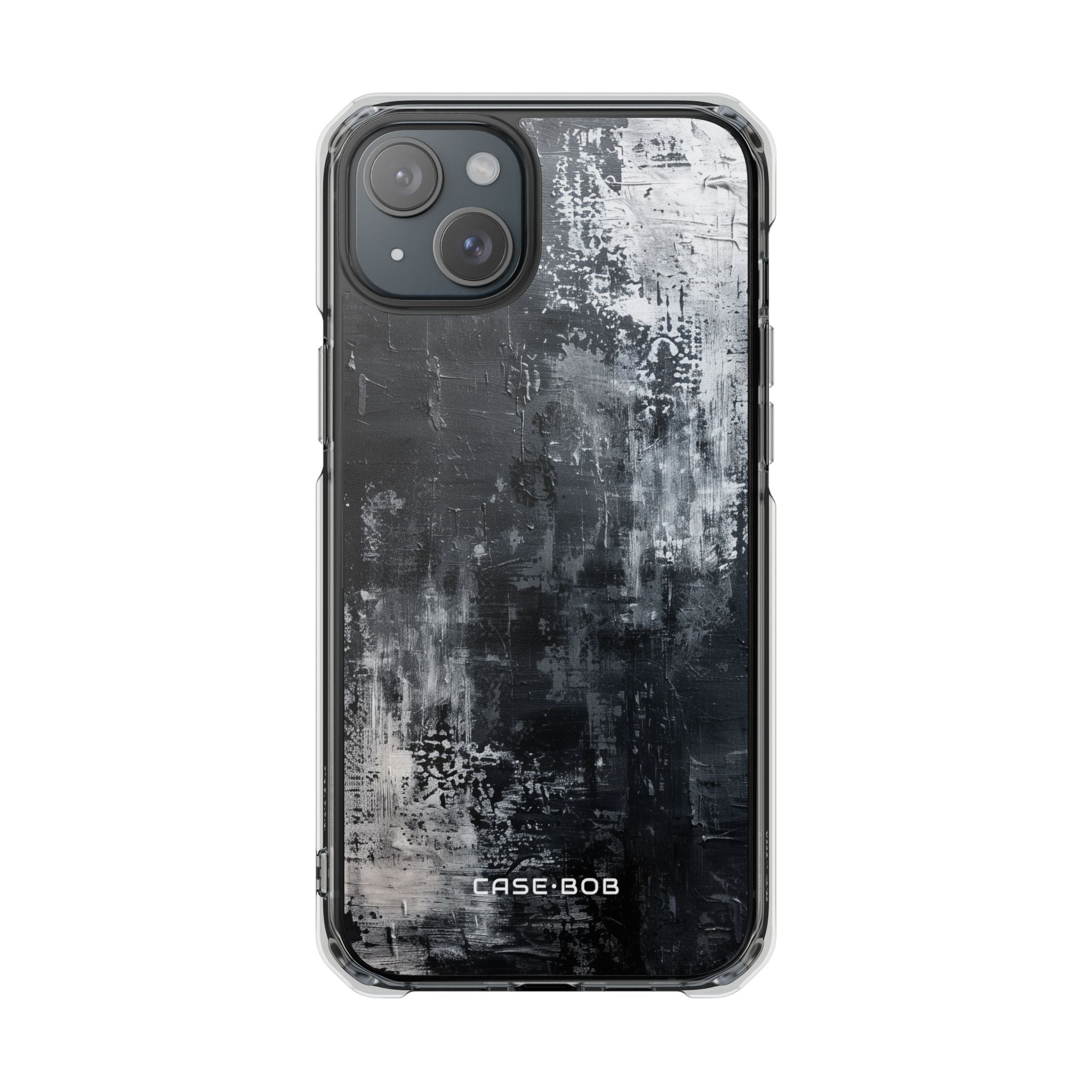 Textured Blackscape iPhone 15 Plus Case - Impact